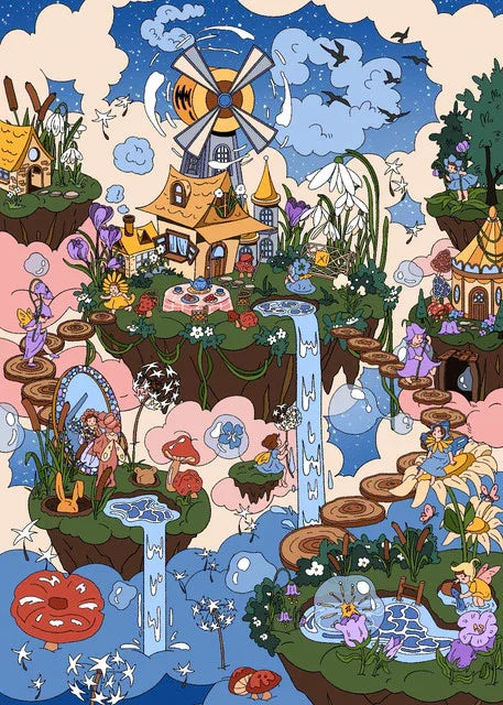 Vol. 3 Dreamland for Kids Realm of Little Dreams Stardust Falling on Shoal Daylit Wonderland Nocturnal Realm - XL