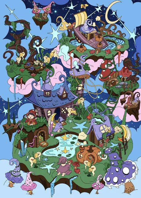 Vol. 3 Dreamland for Kids Realm of Little Dreams Stardust Falling on Shoal Daylit Wonderland Nocturnal Realm - XL