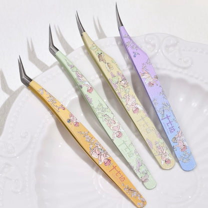 DIY miniature Scene Sticker Seventeen Desert Grandma Collaboration Tweezers Angel - Dreamy - Dolphin Tweezers Angel - Floral Letter - Dolphin Tweezers Angel - Sunward - Golden Feather Tweezers Angel - First Bloom - Golden Feather Tweezers - S 4