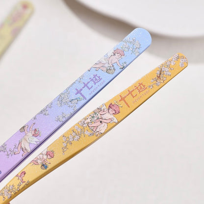 DIY miniature Scene Sticker Seventeen Desert Grandma Collaboration Tweezers Angel - Dreamy - Dolphin Tweezers Angel - Floral Letter - Dolphin Tweezers Angel - Sunward - Golden Feather Tweezers Angel - First Bloom - Golden Feather Tweezers - S 8