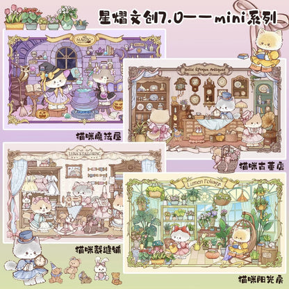 Vol. 6 Fishermen’s Song at Dusk by the River Skyborne Peach Blossom Paradise Water City Flower Boat Parade Sweet Dream Train Market - L