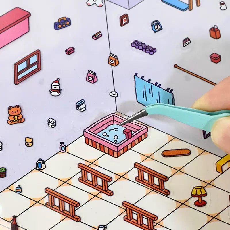 DIY miniature Scene Sticker senyou Vol. 2 Country House Childhood Time Machine - L 4
