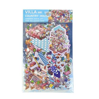 DIY miniature Scene Sticker senyou Vol. 2 Country House Childhood Time Machine - L 5