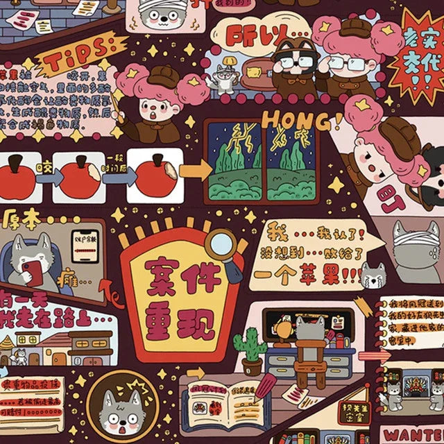 DIY mininature Scene Sticker senyou Large Vol. 26 Detective Series Mini Theater 3 Mini Theater 4 - M 7