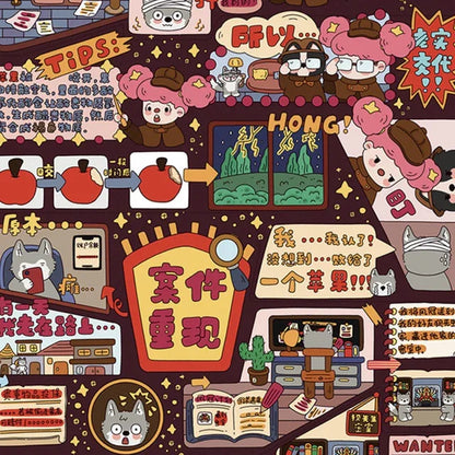 DIY mininature Scene Sticker senyou Large Vol. 26 Detective Series Mini Theater 3 Mini Theater 4 - M 7