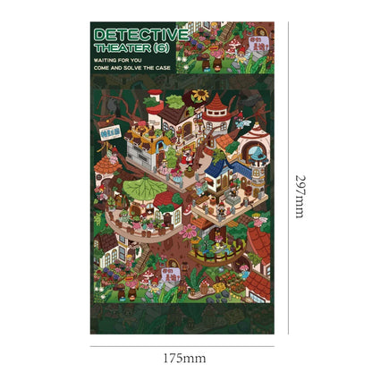 DIY mininature Scene Sticker senyou Large Vol. 33 Detective Series Mini Theater 5 Mini Theater 6 - M 3
