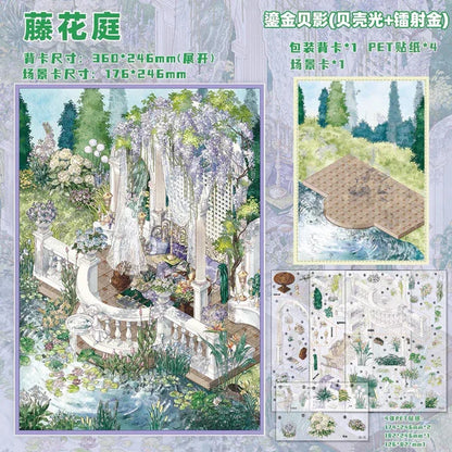 Large Vol. 39 Wisteria Courtyard Orchid Creek - L
