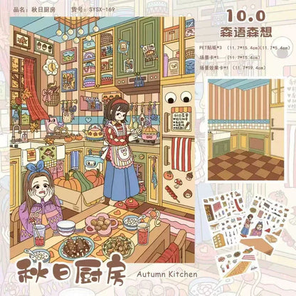 Vol. 10 Spring Balcony Summer Bedroom Autumn Kitchen Winter Living Room Rooftop Oxygen Bar Prosperity Tea Restaurant - M