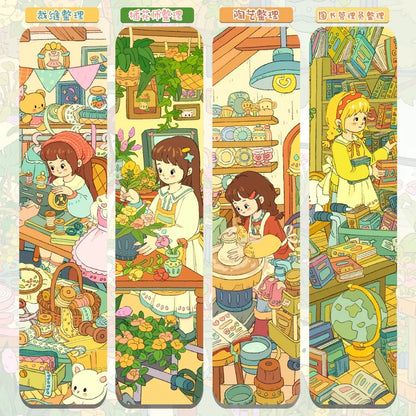 Vol. 13 Vintage Apartment Building God of Wealth Arrives Forest Treehouse 4-Set Workspace Charity Bazaar + Cafeteria Corner Lost in the Curious Maze Alley - L