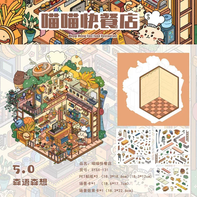 Vol. 5 Meow Meow Fast Food Meow Meow Bakery New Chinese Tea House Star Bunny Photo Studio 1 Star Bunny Photo Studio 2 Yoga Spa Studio - M