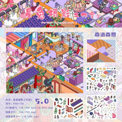 Vol. 5 Meow Meow Fast Food Meow Meow Bakery New Chinese Tea House Star Bunny Photo Studio 1 Star Bunny Photo Studio 2 Yoga Spa Studio - M