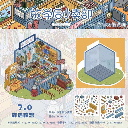Vol. 7 Convenience Store Vegetable Stand After-School Snack Shop Bakery Corner Café Fruit Shop Four Seasons Flower Shop Breakfast Stall Girls’ Dorm - M