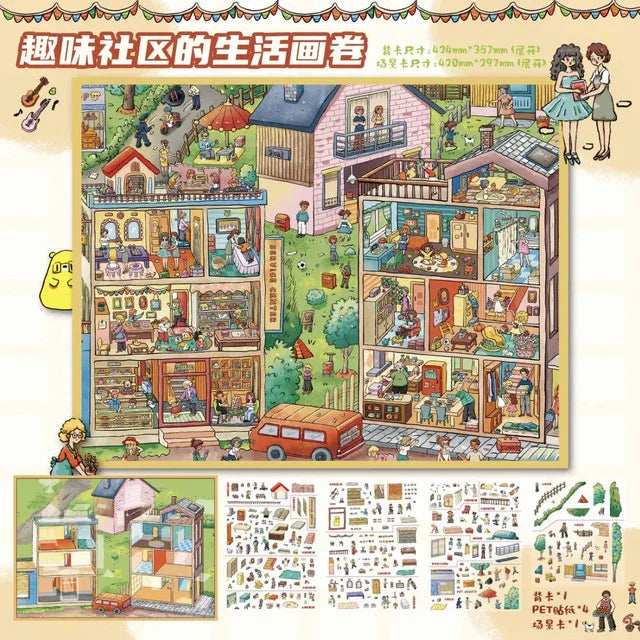 Super Large Vol. 3 Fun Community Series A Scroll of Community Life - XL