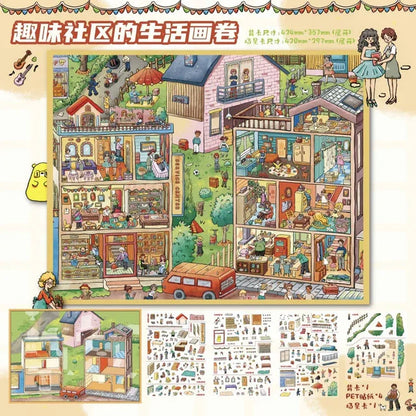 Super Large Vol. 3 Fun Community Series A Scroll of Community Life - XL