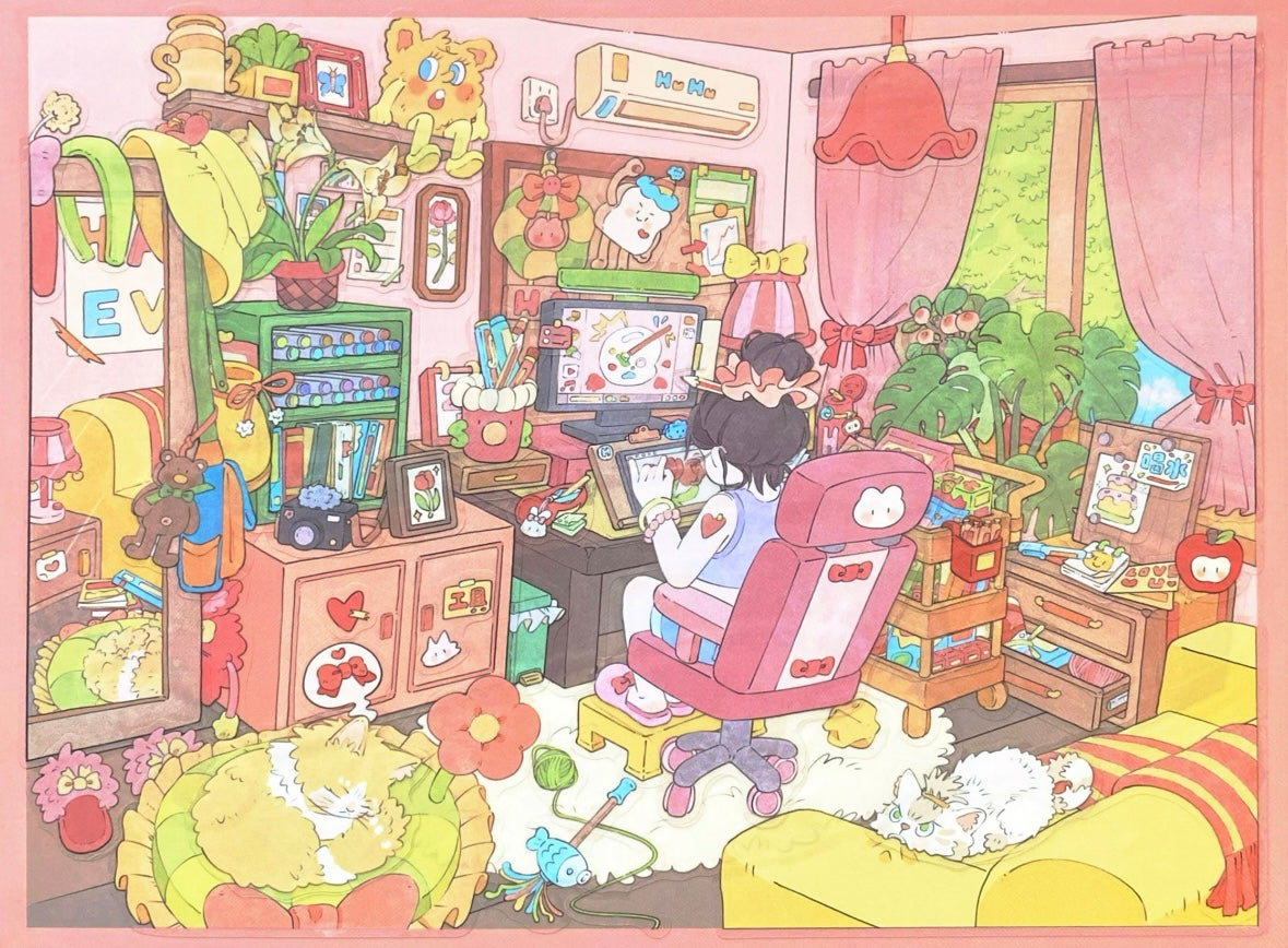 DIY miniature Scene Sticker SHI ZI Vol. 15 Spring Afternoon Room Baking Kitchen - M 3