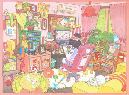 DIY miniature Scene Sticker SHI ZI Vol. 15 Spring Afternoon Room Baking Kitchen - M 3