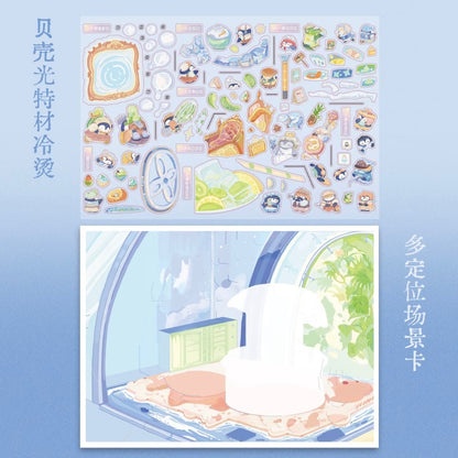 DIY miniature Scene Sticker TeaBag Vol. 15 Remastered Edition Pumpkin Dream House Shaved Ice Delight Japanese Omelet - L 5