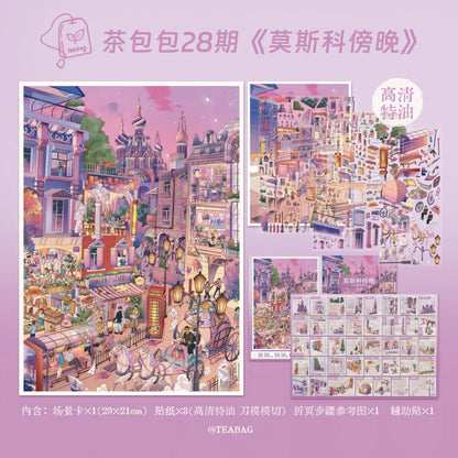 TeaBag Vol. 28 Seaside Town Noon Moscow Evening - L