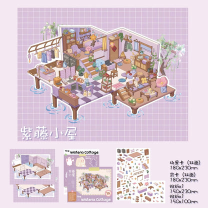Vol. 5 Everything in the Town American Barbecue Cat House Town Bakery Wisteria Cottage - L