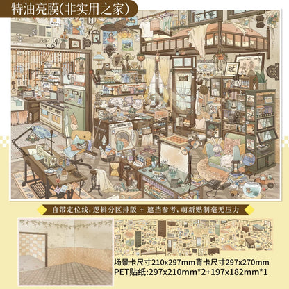 Vol. 10 An Impractical Home Springfield Weaving Town Sweetheart Malibu Bustling Market Day - L