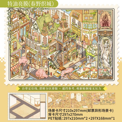 Vol. 10 An Impractical Home Springfield Weaving Town Sweetheart Malibu Bustling Market Day - L