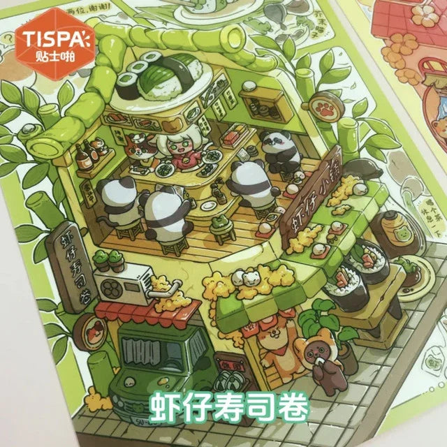 Meow Shop Shrimp Sushi Roll Good Dog Grooming Salon Snowy Cat Café Prosperous Dumpling House - M