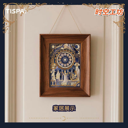 DIY mininature Scene Sticker TISPA Gilded Scrolls Wheel of Oracle - L 4