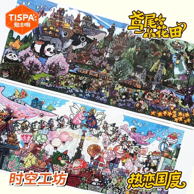 DIY mininature Scene Sticker TISPA Corner of the World Vol. 1 Love Nation Iris Field - XL 3