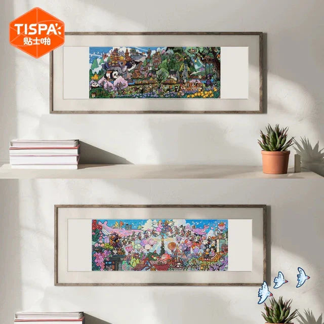 DIY mininature Scene Sticker TISPA Corner of the World Vol. 1 Love Nation Iris Field - XL 5
