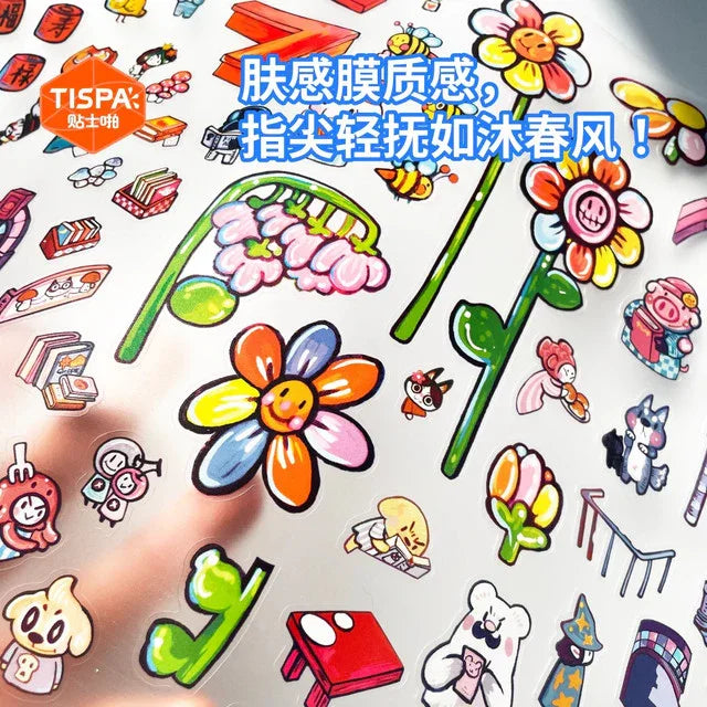 DIY mininature Scene Sticker TISPA Corner of the World Vol. 2 Flower Avenue Treasure Bay - XL 2