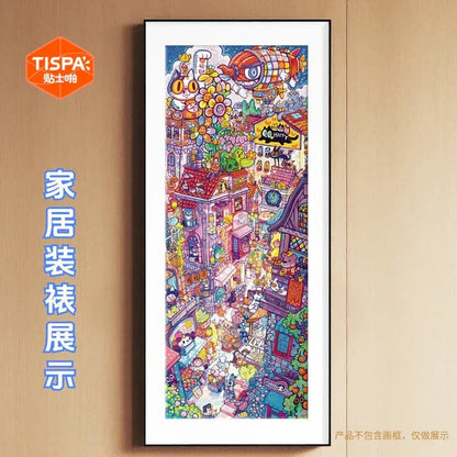 DIY mininature Scene Sticker TISPA Corner of the World Vol. 2 Flower Avenue Treasure Bay - XL 5