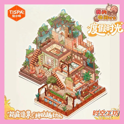 DIY mininature Scene Sticker TISPA My Leisure Time Vol. 5 Fantasy Wonderland Fairy Tale Cottage Vacation Time Ideal Home - L 6