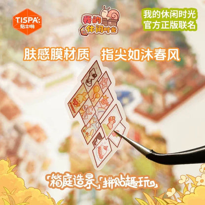 DIY mininature Scene Sticker TISPA My Leisure Time Vol. 5 Fantasy Wonderland Fairy Tale Cottage Vacation Time Ideal Home - L 3