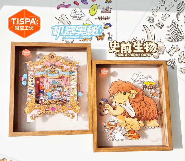 DIY mininature Scene Sticker TISPA Anatomy Restoration Vol. 7 Music Box Mammoth - M 3