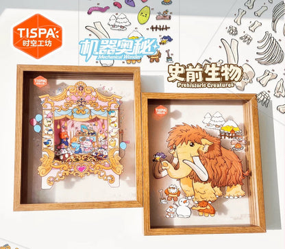 DIY mininature Scene Sticker TISPA Anatomy Restoration Vol. 7 Music Box Mammoth - M 3