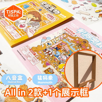 DIY mininature Scene Sticker TISPA Anatomy Restoration Vol. 7 Music Box Mammoth - M 4