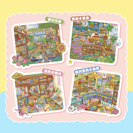 Vol. 1 Kitchen Mini Scenes Spring Flower House My Walk-in Closet Little Corners of the Room - L