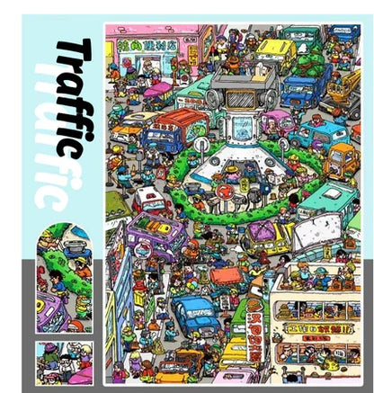 DIY mininature Scene Sticker Telado Extra Vol. 2 Crowded Everywhere Collection Edition - L 9