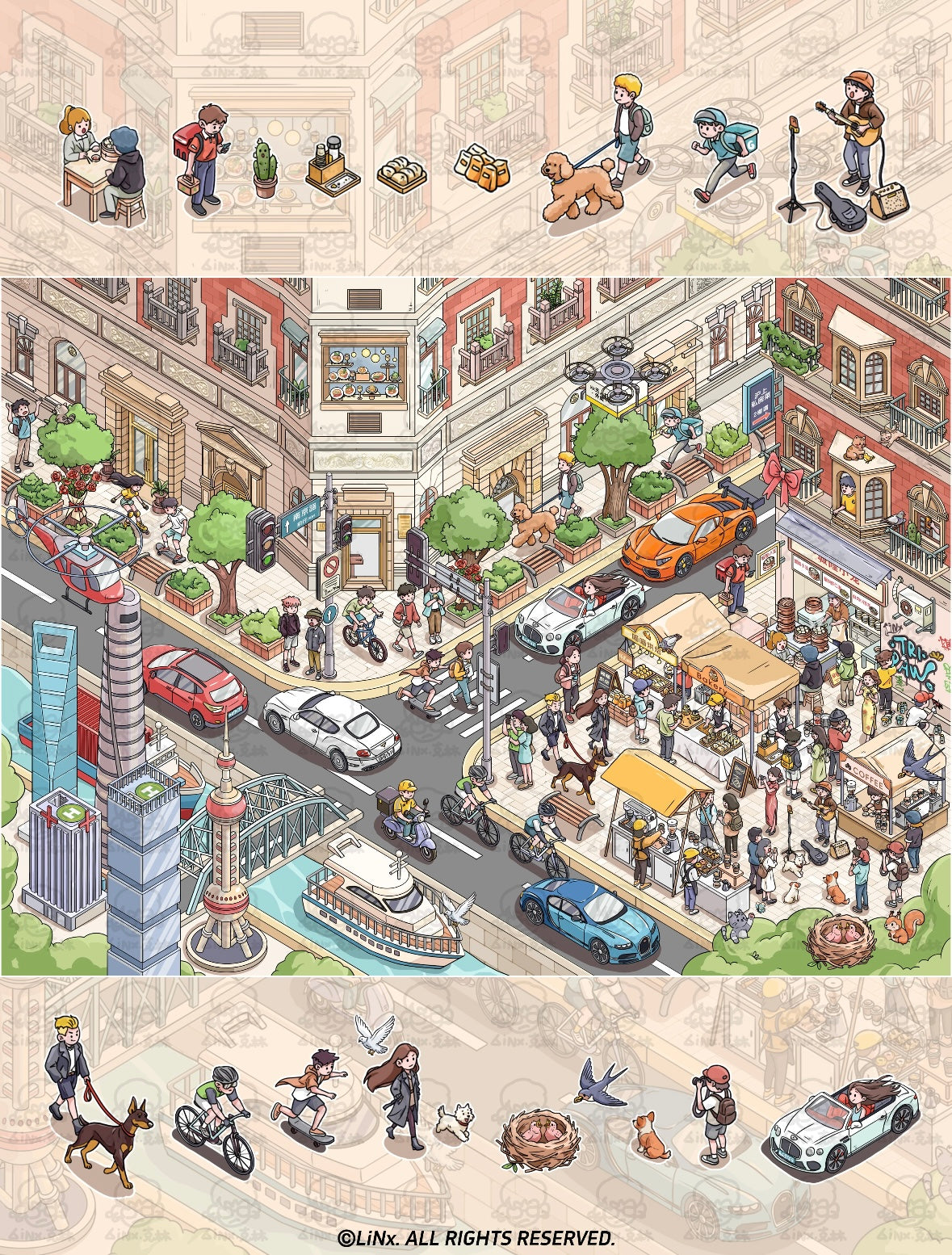 Vol. 29 Flower & Bird Market Flea Market Citywalk - L