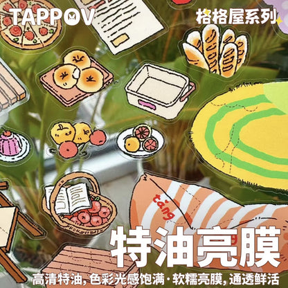 DIY mininature Scene Sticker TAPPOV Vol. 2 Gege House Series Lazy Sunny Winter Dream Summer Garden in Full Bloom - L 2
