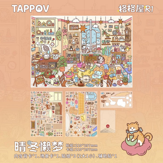 Vol. 2 Gege House Series Lazy Sunny Winter Dream Summer Garden in Full Bloom - L