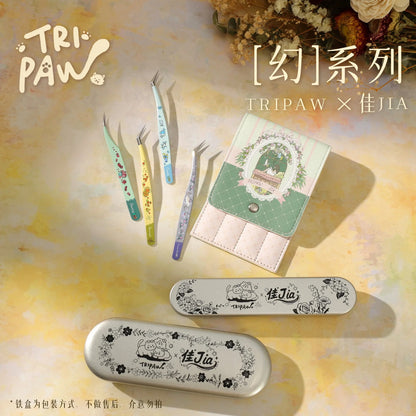 DIY mininature Scene Sticker TRIPAWS TRIPAWS x JIAJIA Tweezers 4 tweezers with protective case 8
