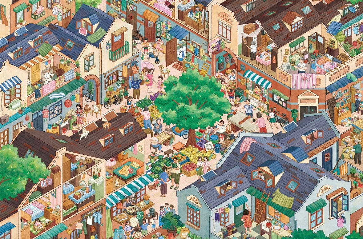 DIY miniature Scene Sticker Vista Hive Vista Hive Vol. 4 Fireworks Market Alley Family Cheers Bar - XL 4