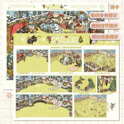 DIY mininature Scene Sticker WHITEEGGPLANT Vol. 13 Meow Home Ghost Town - L 3
