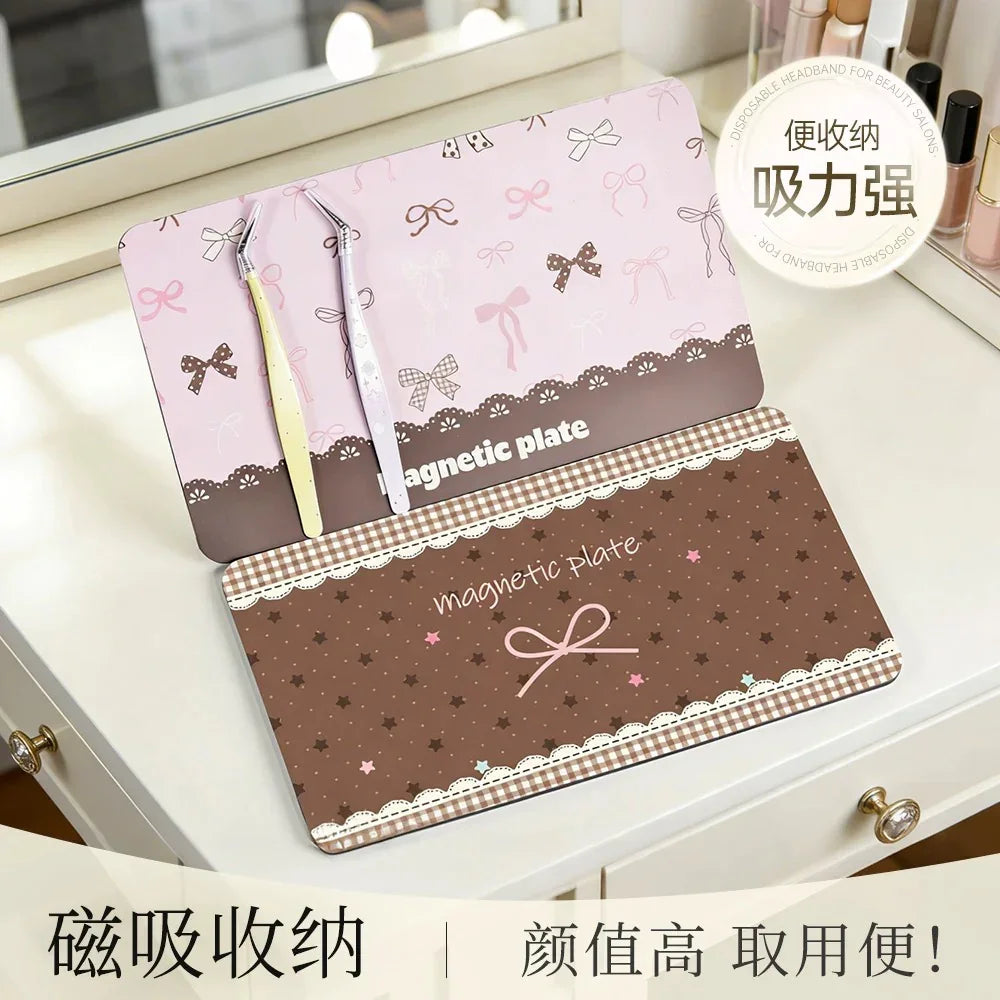 DIY mininature Scene Sticker Wkaka Magnetic Tweezer Holder Board Vol. 1 (14*24cm) A B C D Storage Box - L 1