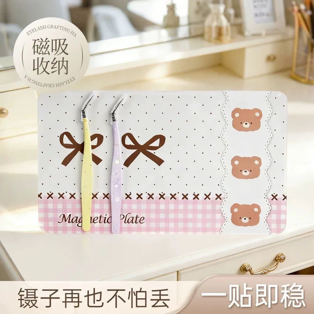 DIY mininature Scene Sticker Wkaka Magnetic Tweezer Holder Board Vol. 1 (14*24cm) A B C D Storage Box - L 3