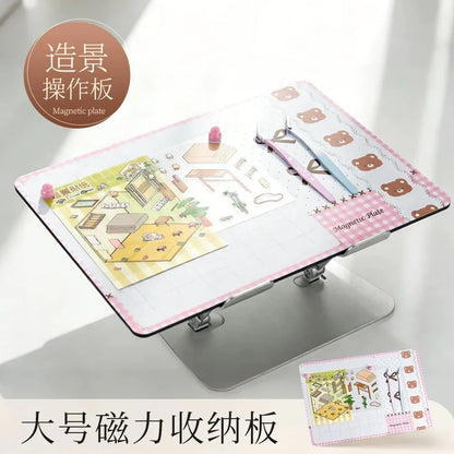 DIY mininature Scene Sticker Wkaka Magnetic Tweezer Holder Board Vol. 2 (24*35cm) A B - XL 5
