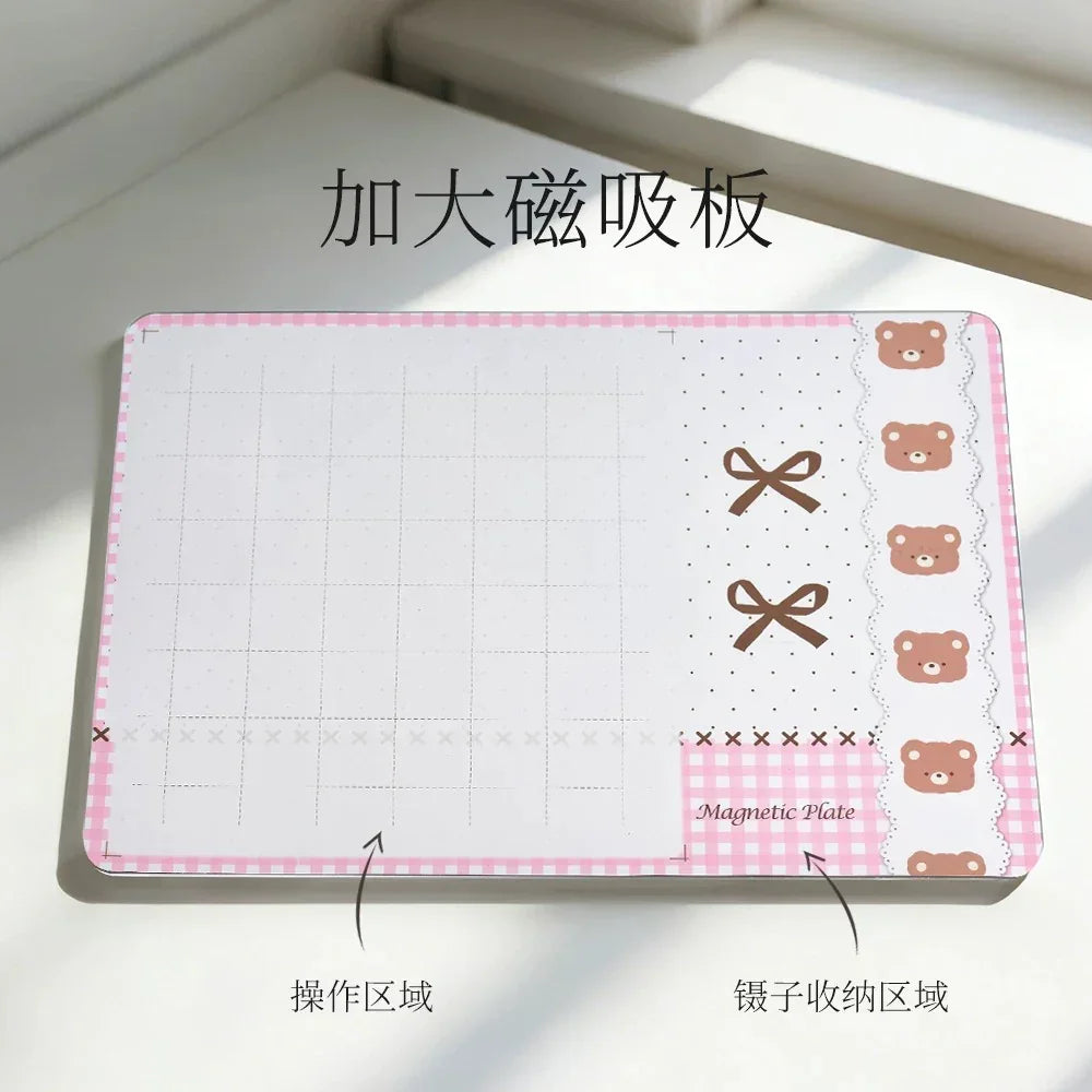 DIY mininature Scene Sticker Wkaka Magnetic Tweezer Holder Board Vol. 2 (24*35cm) A B - XL 2