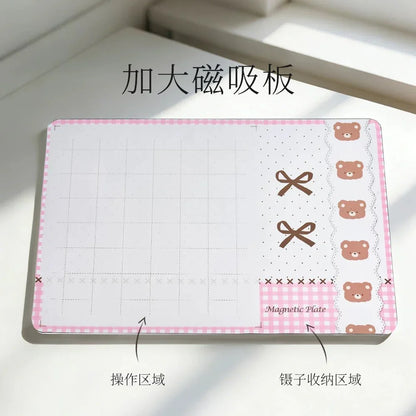 DIY mininature Scene Sticker Wkaka Magnetic Tweezer Holder Board Vol. 2 (24*35cm) A B - XL 2