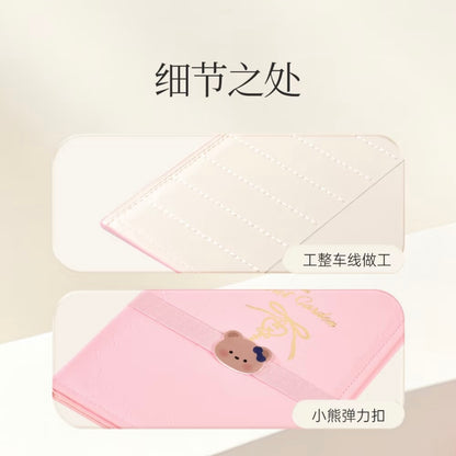 DIY miniature Scene Sticker Wkaka Wkaka 36-Slot Tweezer Storage Case Pink White - S 7
